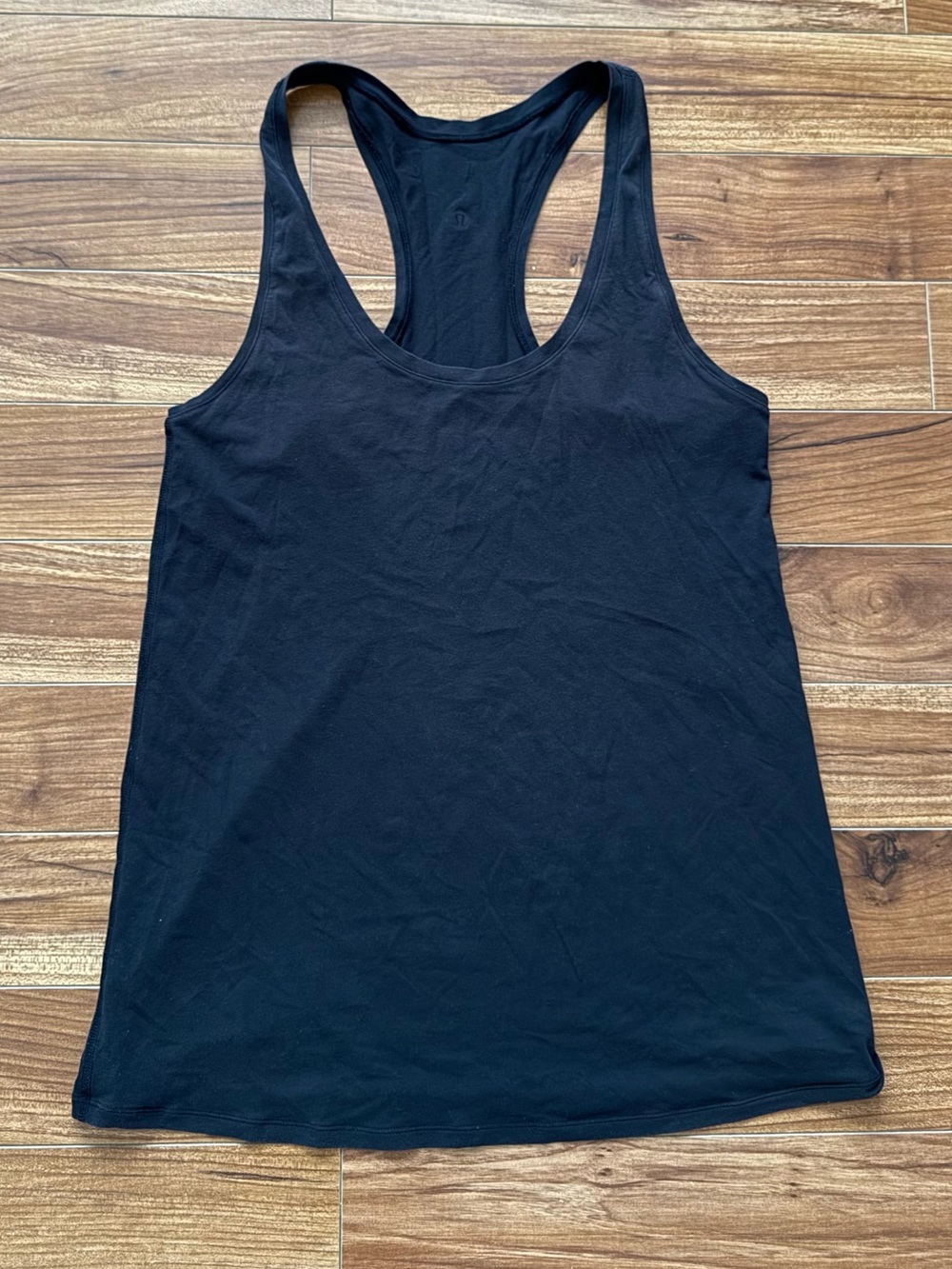 Lululemon Black Racerback Tank Top Size 6 Classic Athletic Workout Gym Top